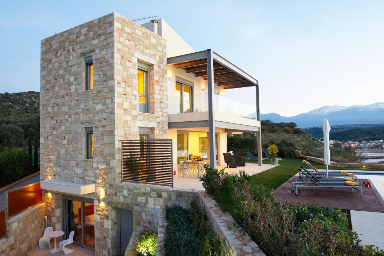 Sk Place Luxury Seafront Villas Chania Almirida Eksteriør bilde
