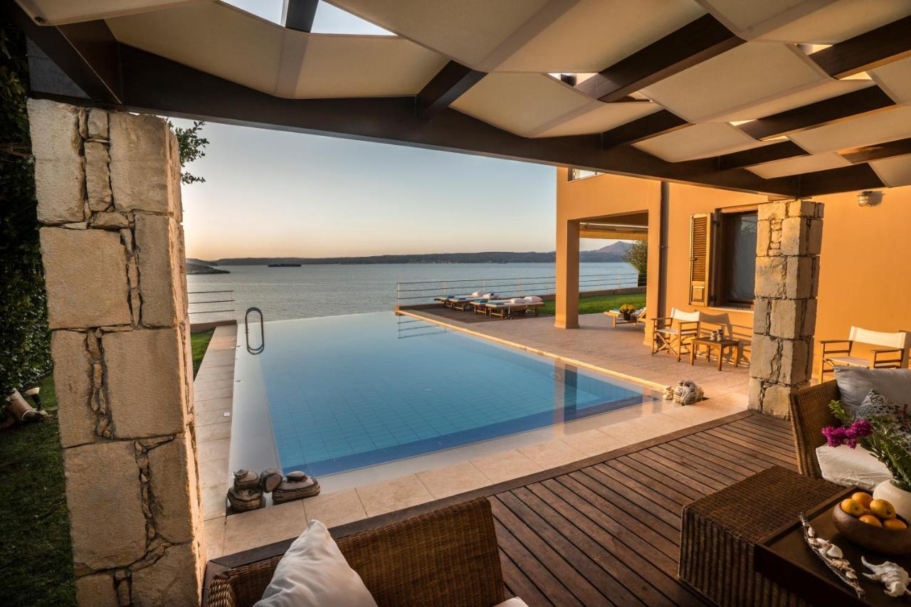 Sk Place Luxury Seafront Villas Chania Almirida Eksteriør bilde