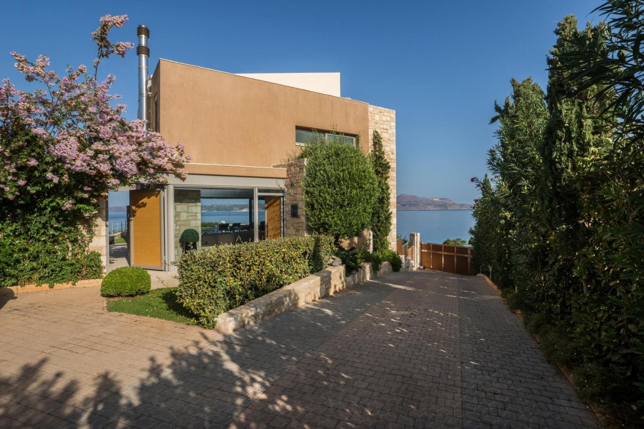 Sk Place Luxury Seafront Villas Chania Almirida Eksteriør bilde