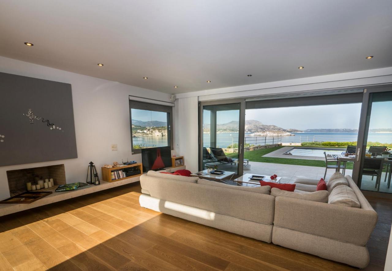 Sk Place Luxury Seafront Villas Chania Almirida Eksteriør bilde