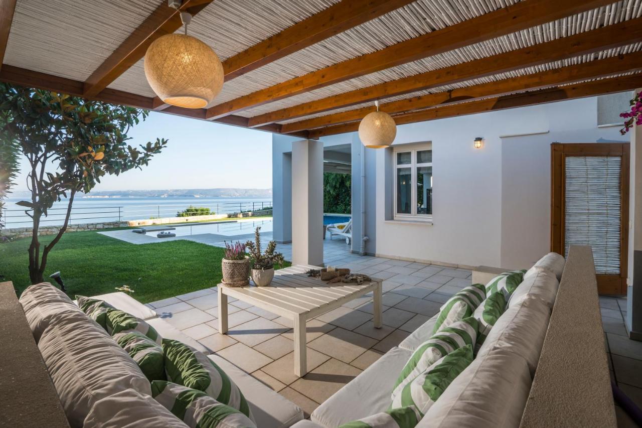 Sk Place Luxury Seafront Villas Chania Almirida Eksteriør bilde