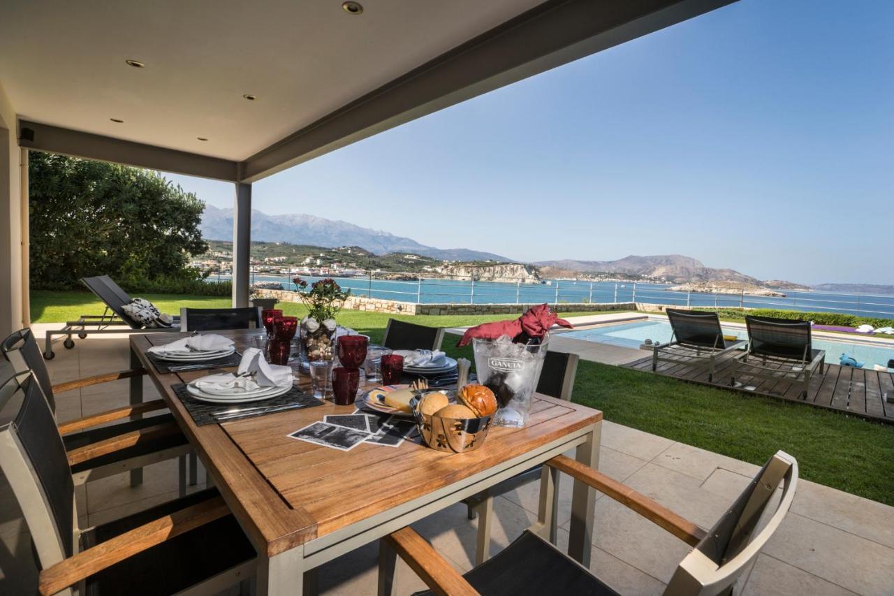 Sk Place Luxury Seafront Villas Chania Almirida Eksteriør bilde