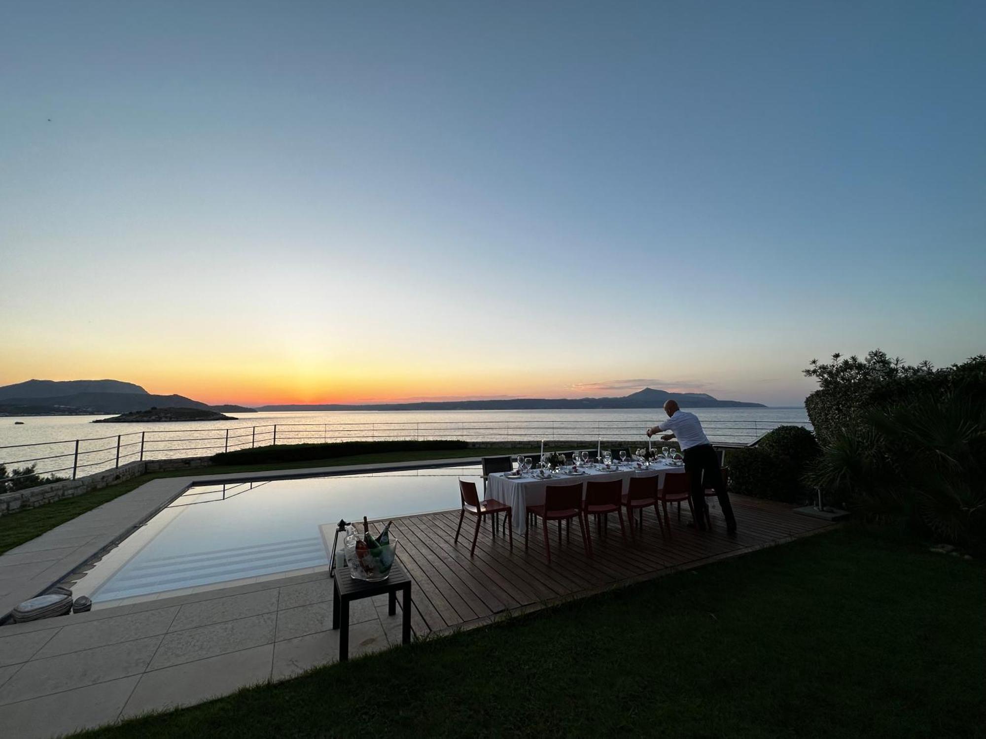 Sk Place Luxury Seafront Villas Chania Almirida Eksteriør bilde