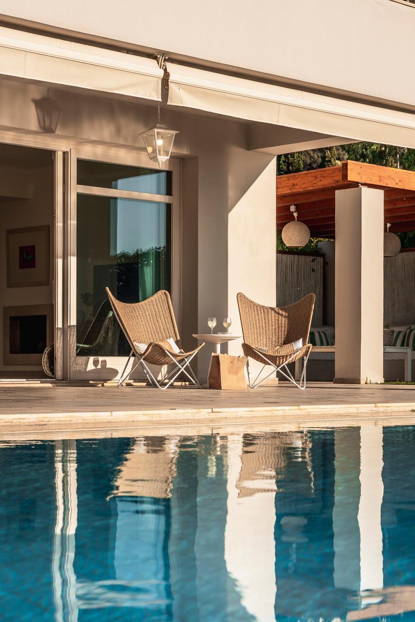 Sk Place Luxury Seafront Villas Chania Almirida Eksteriør bilde