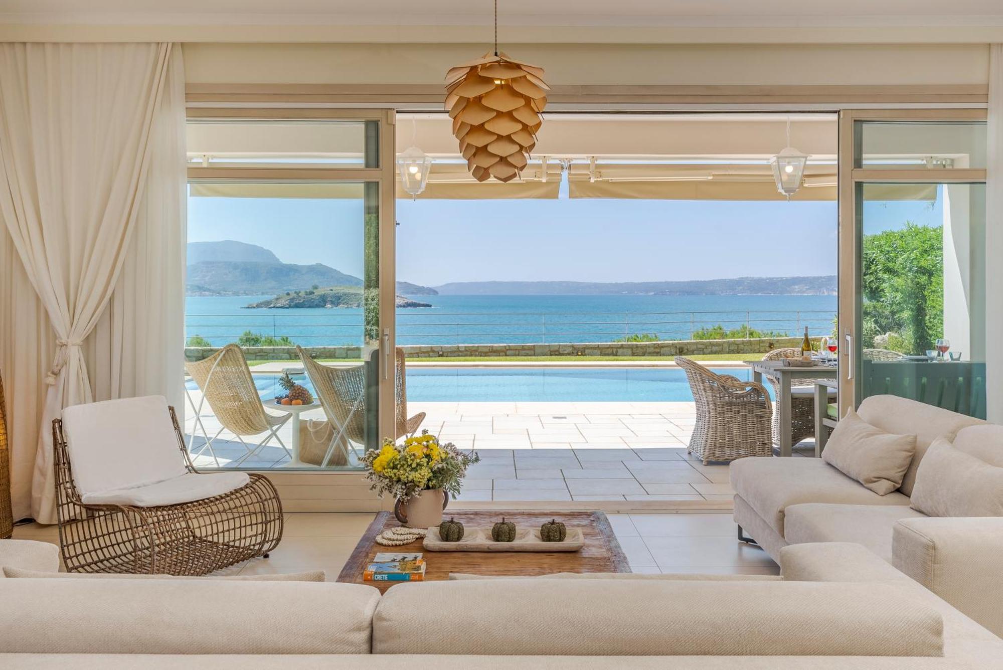 Sk Place Luxury Seafront Villas Chania Almirida Eksteriør bilde