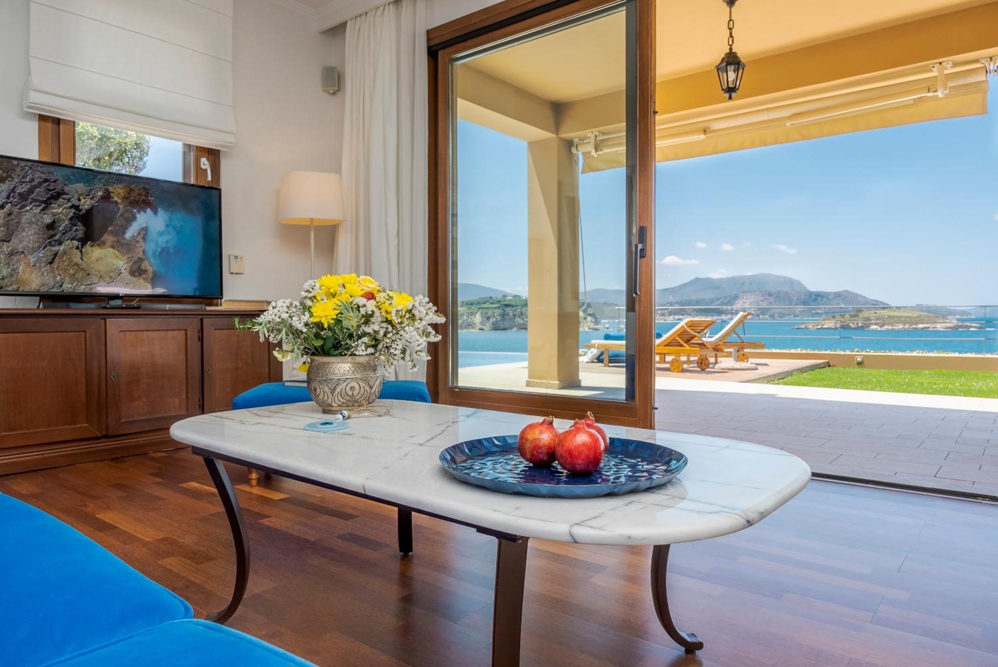 Sk Place Luxury Seafront Villas Chania Almirida Eksteriør bilde